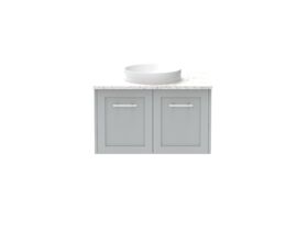 Kado Lux All Door 750mm Centre Bowl Wall Hung Caesarstone