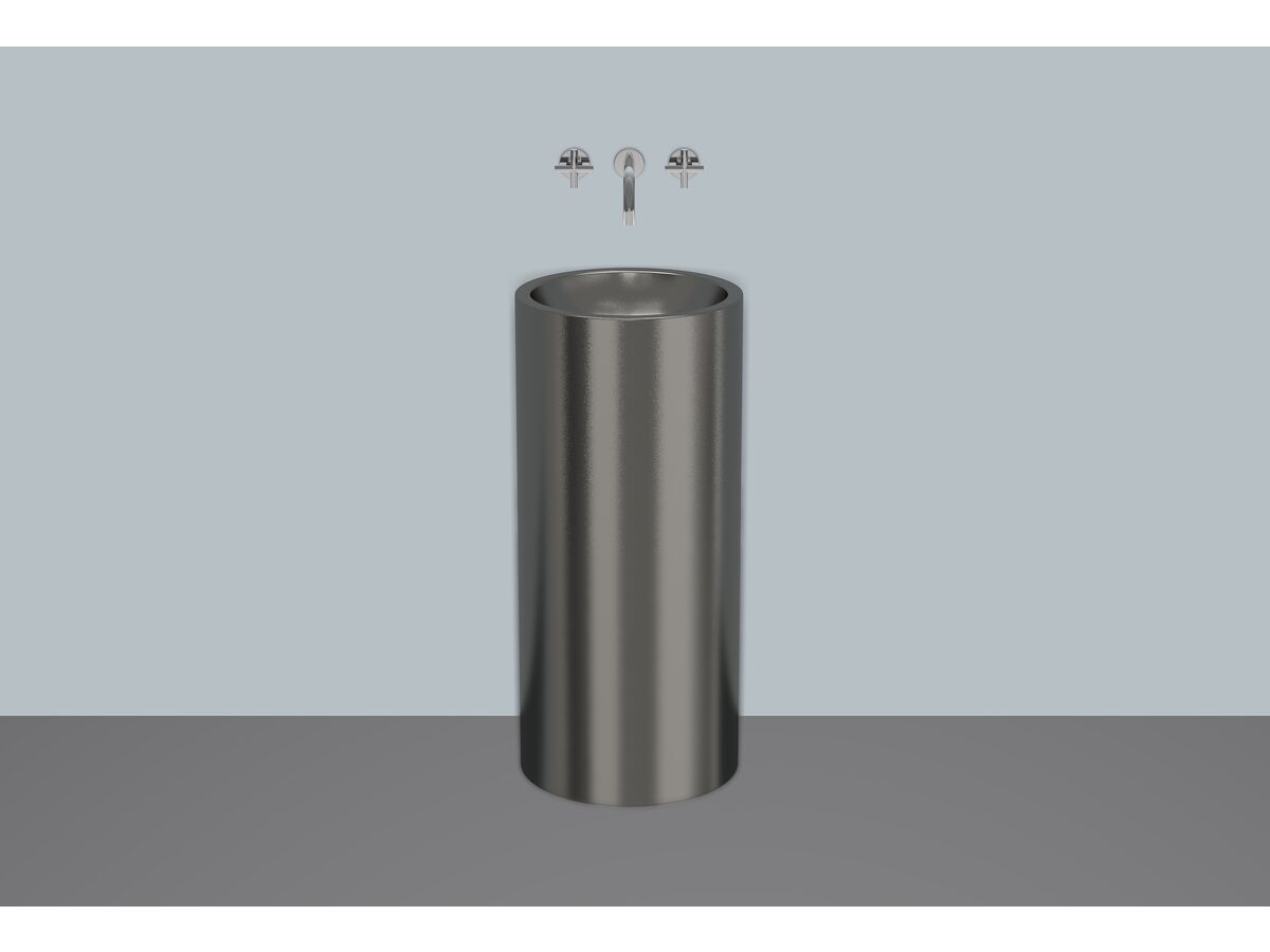 Alape Circa Freestanding Basin 400mm Dark Iron