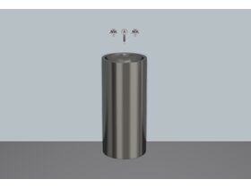 Alape Circa Freestanding Basin 400mm Dark Iron
