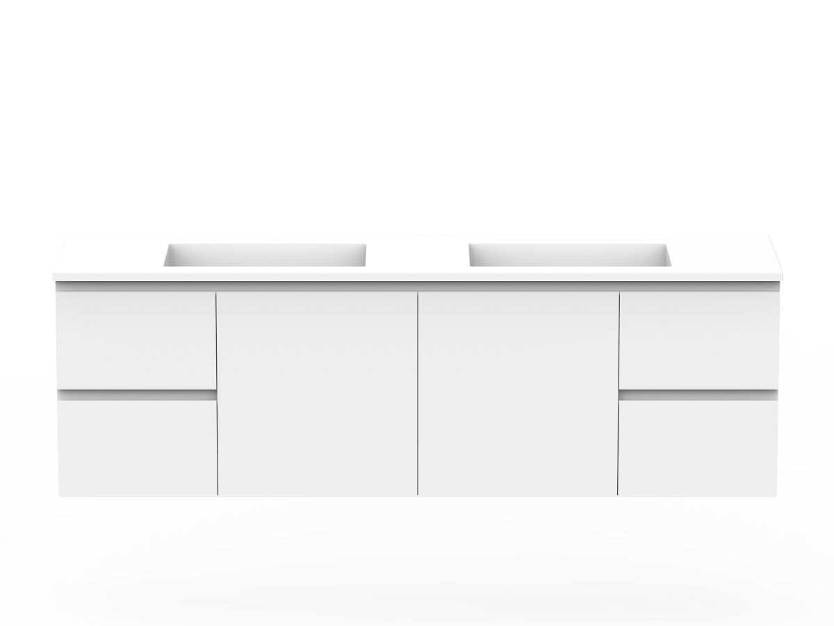 Posh Domaine Conventional Wall Hung Vanity Unit