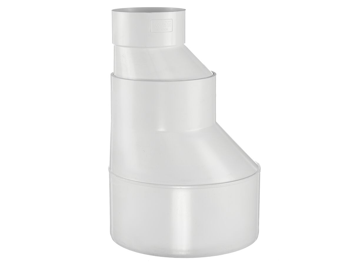 DWV Level Invert Taper 225mm x 100mm Moulded