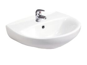 Victoria Wall Basin 1 Taphole 520mm White