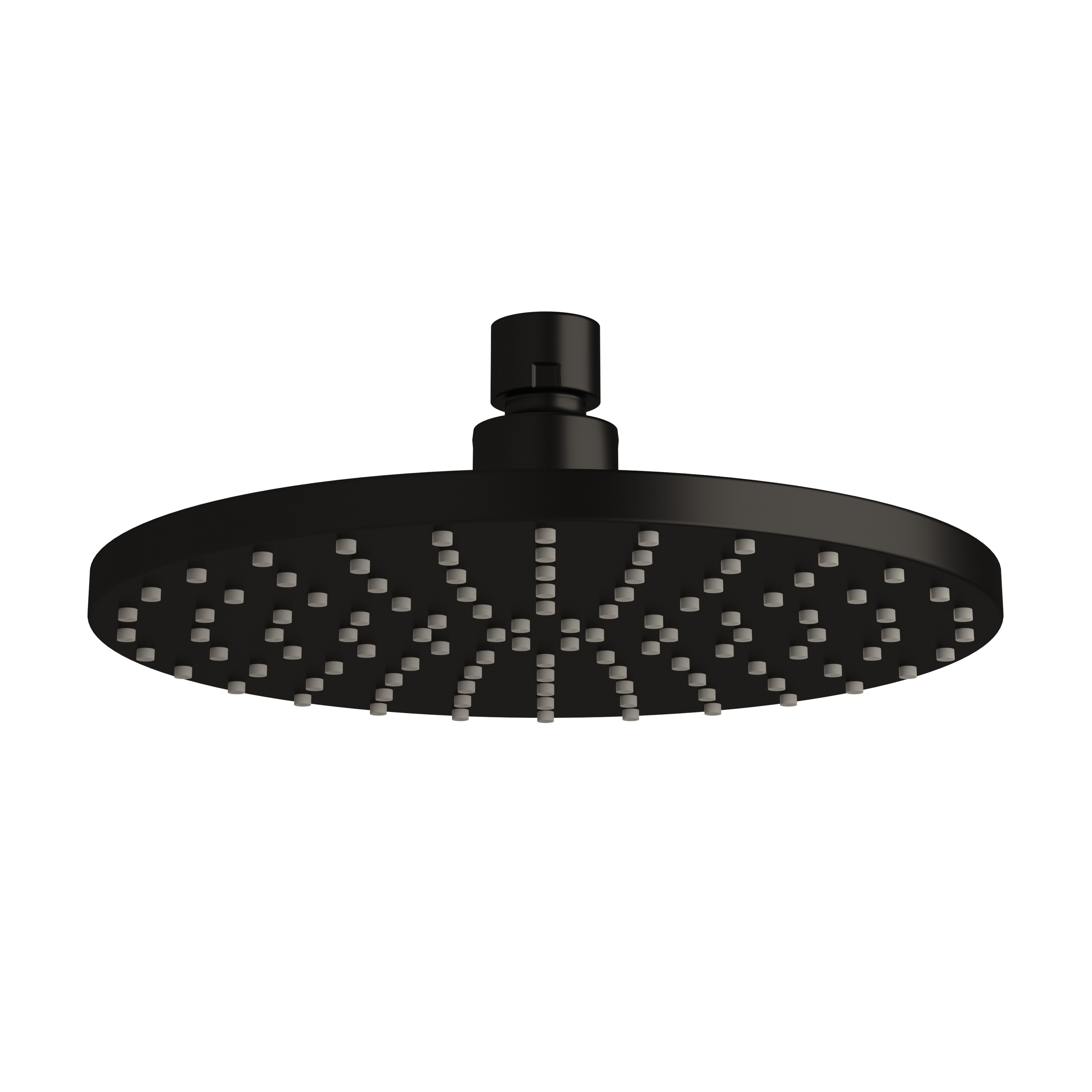 Milli Mood Edit Shower Head 180mm Matte Black (3 Star) from Reece