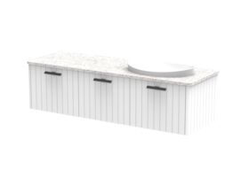 Kado Neue All-Door 1500 Right Offset Bowl Wall Hung Caesarstone