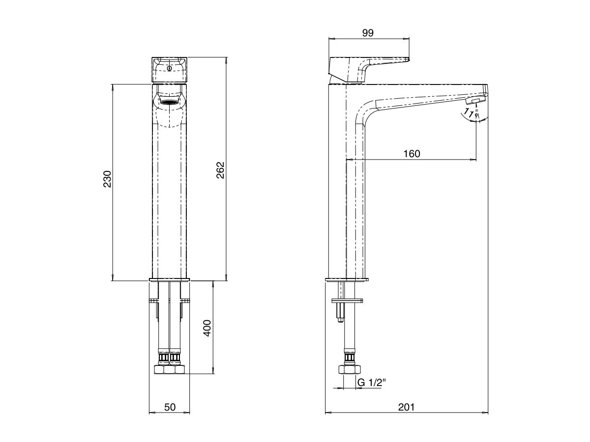 Posh Solus MK3 Extended Basin Mixer Tap Chrome (4 Star) from Reece