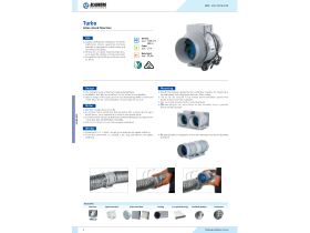 Specification Sheet - Blauberg Mixed Fan 2 Speed Timer 4 Pin