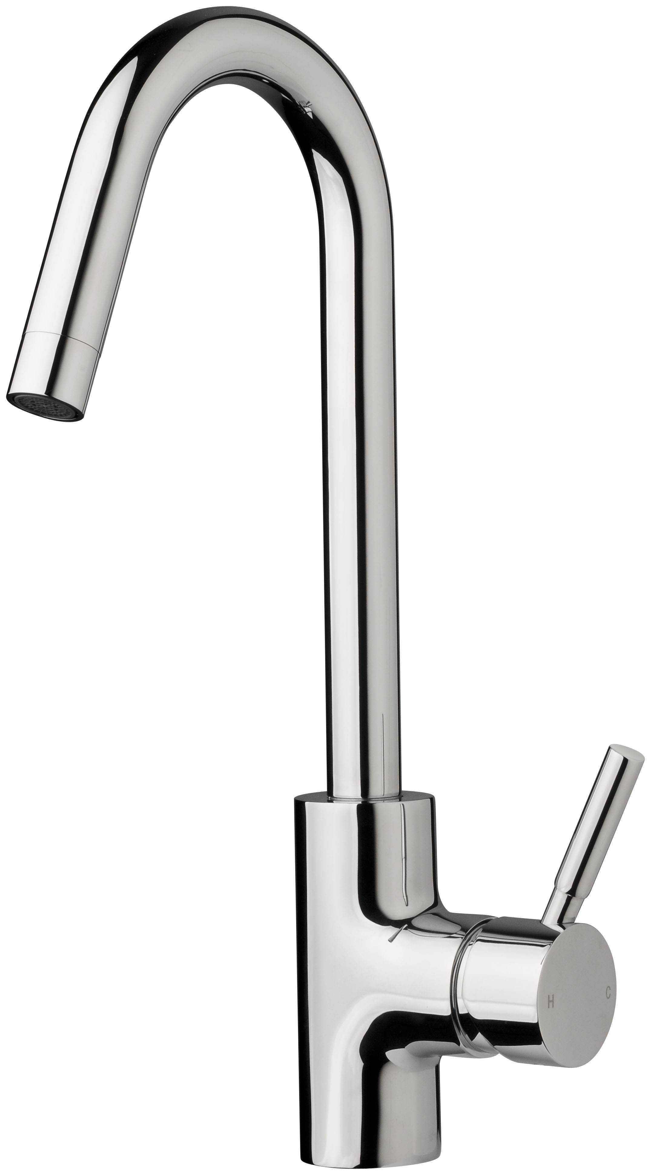 Mizu Drift Gooseneck Sink Mixer Tap Chrome (4 Star) from Reece