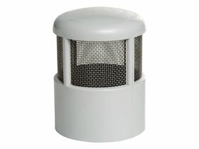 Marley PVC/Stainless Steel Vent Cowl - Insect 50mm