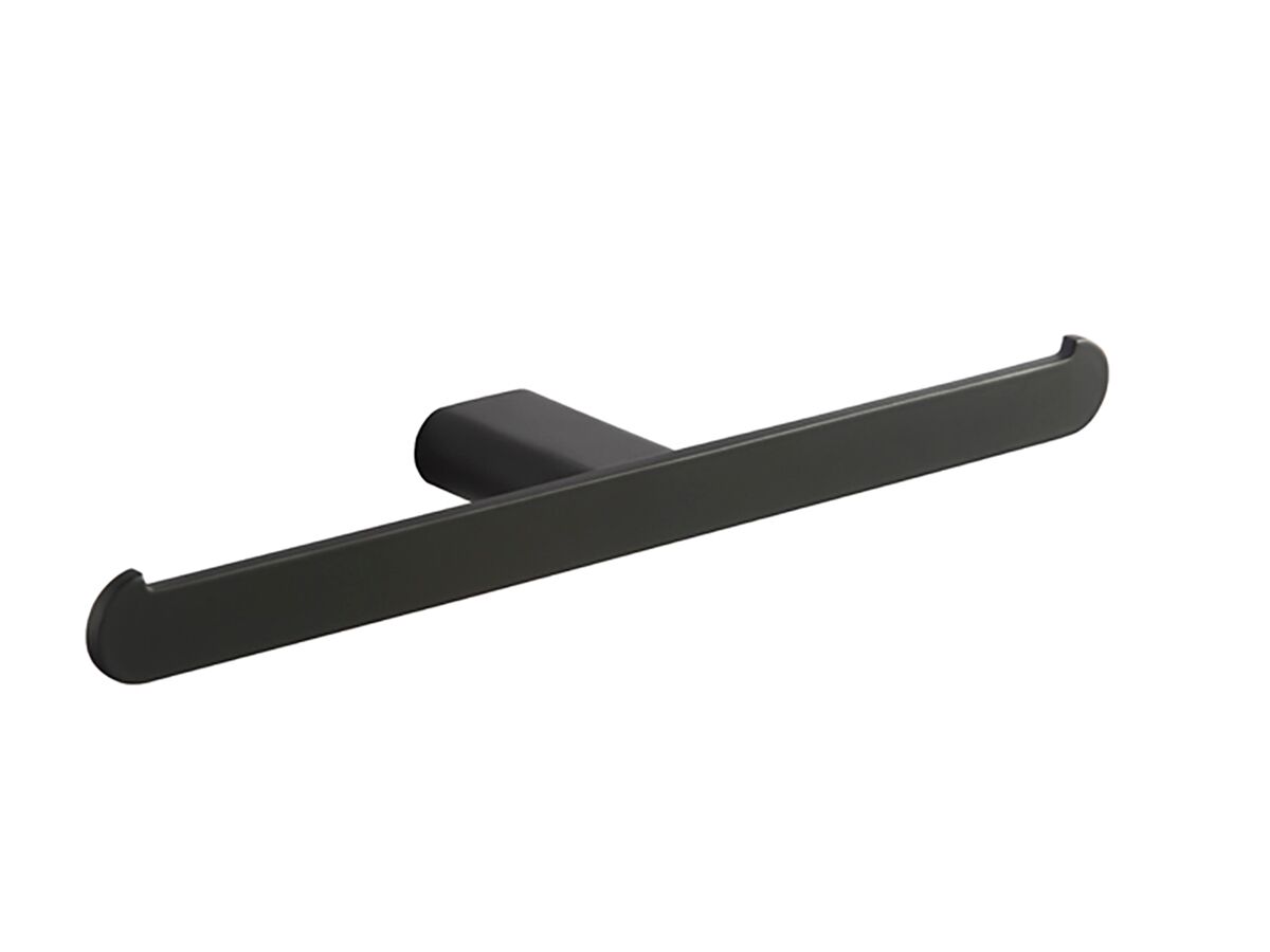 Oken Double Toilet Roll Holder Matte Black