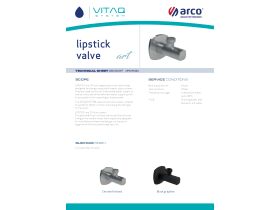 Specification Sheet - Arco Lipstick Mini Stop