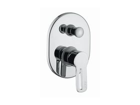 Nobili New Road Shower Mixer with Diverter Chrome