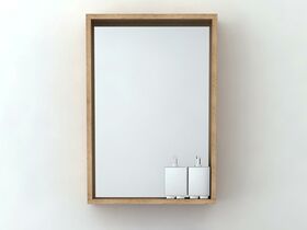 Venice 450 Box Frame Mirror Arlington Oak