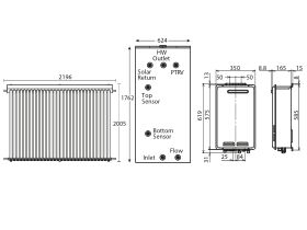Thermann Solar Gas Boosted 315L