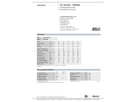 Specification Sheet - EBM Axial with Grill Assembly S6D630-AN01-01 3P