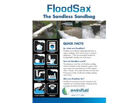 Brochure - Floodsax Sandless Sandbags