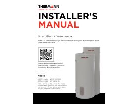 Installer's Manual - Thermann Smart Electric Water Heaters