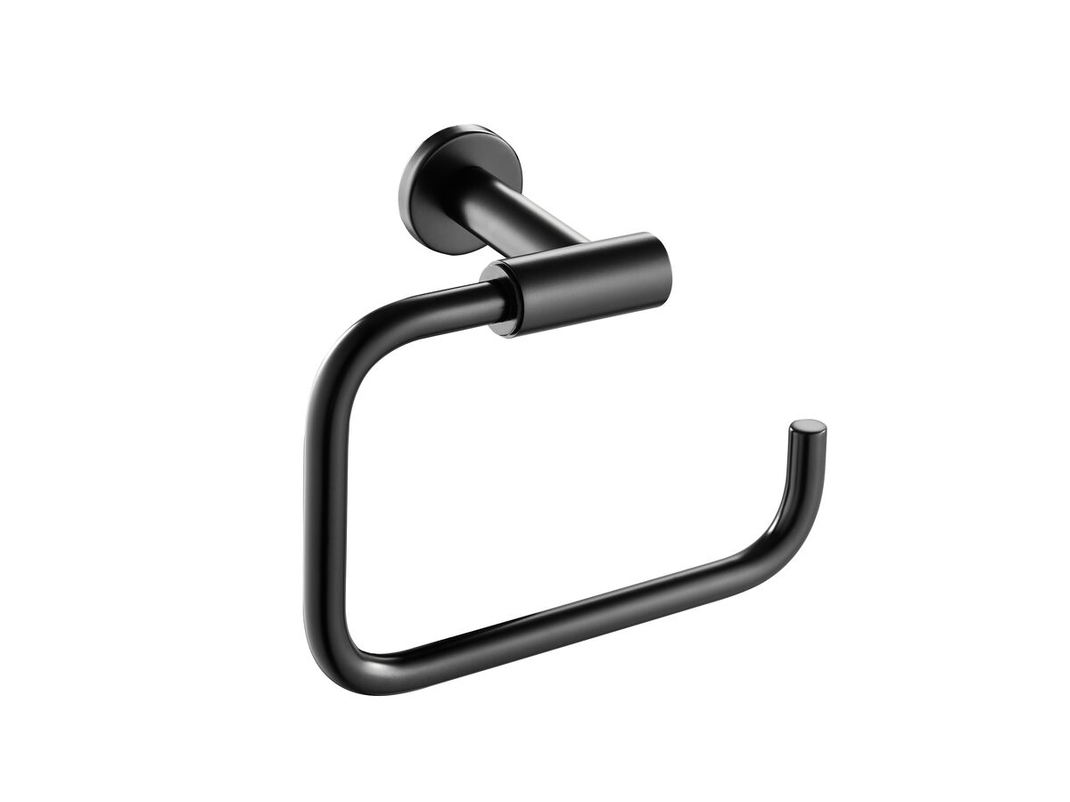 Mizu Drift Square Guest Towel Holder Matte Black from Reece