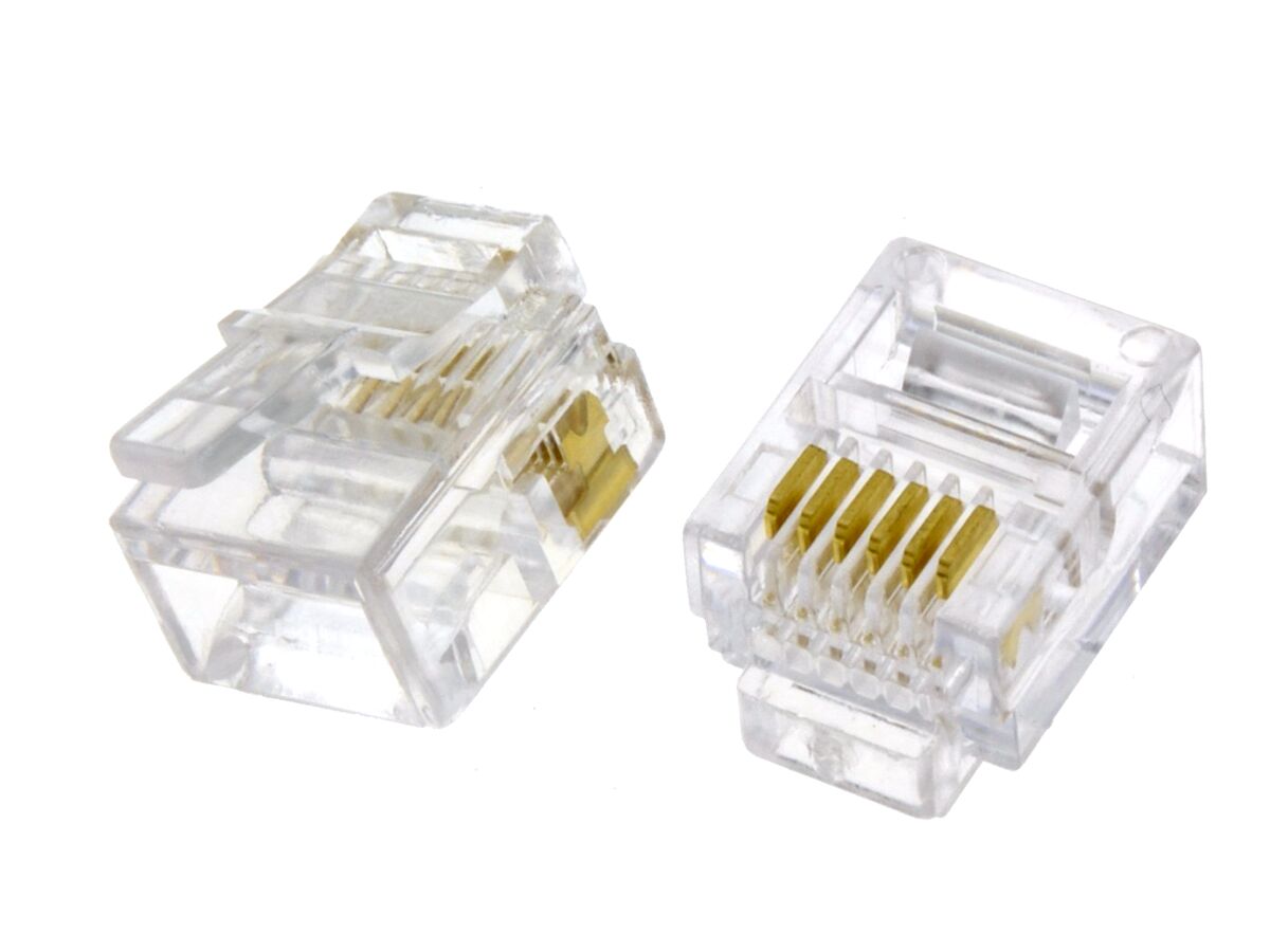 ZoneBoss RJ12 Plugs (50)