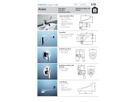 Technical Guide - Caroma Care Acqua Basin Mixer Tap Chrome (5 Star)
