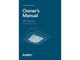 Owner's Manual - Kaden KCI Series