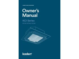 User Manual - Kaden KCI Series Cassette Air Conditioner