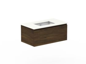 Posh Domaine All Drawer Wall Hung Vanity Unit
