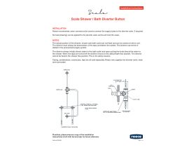 Installation Instructions - Scala Shower / Bath Diverter Button