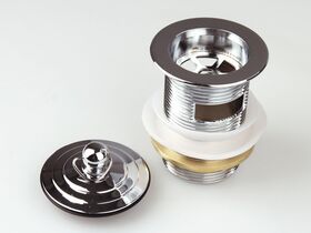 POSH Canterbury Plug and Waste Overflow Chrome