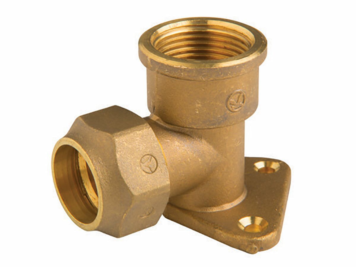 Brass Crox Bracket Elbow