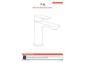 Installation Instructions - Milli Trace Basin Mixer (6 Star)
