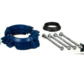 Socket Leak Clamp Galvanised 1 Seal 122-127mm