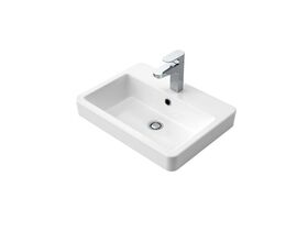 Basa Inset Basin 3 Tapholes White