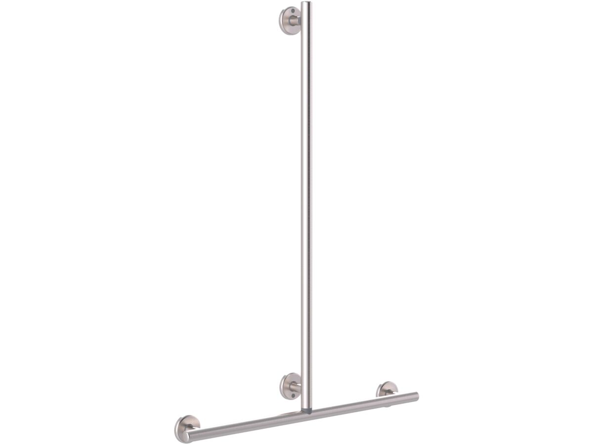 Mizu Drift Handshower Grab Rail 700 x 1100 mm - Brushed Stainless