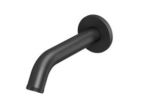Hero - Milli Etch Wall Basin / Bath Outlet 160mm Matte Black (6 Star)