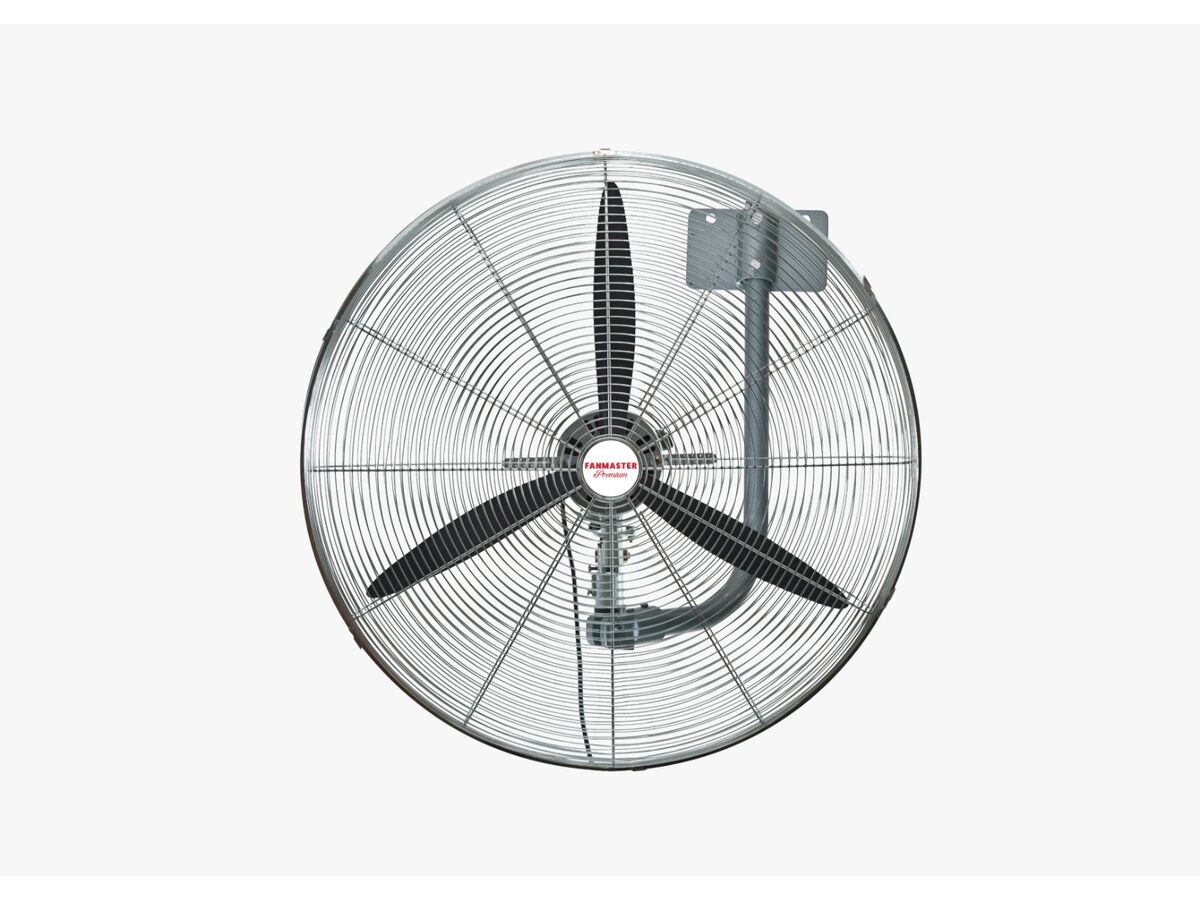 Fanmaster Ebony Wall Mount Fan 850mm 280w 3 Speed Oscillation
