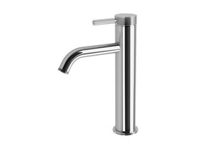 Hero - Milli Etch Medium Height Basin Mixer Tap Chrome (6 Star)