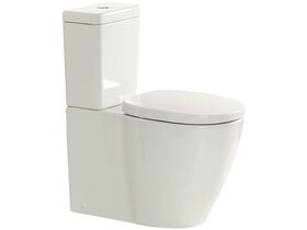 American Standard Concept Overheight Close Coupled Back to Wall Back Inlet Toilet Suite with a Soft Close Quick Release White Seat (4 Star)