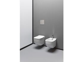 AXA Five Wall Hung Rimless Pan Soft Close Quick Release Seat White (4 Star)