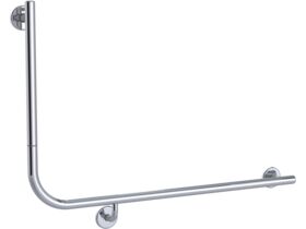 Mizu Drift 935mm x 600mm x 90 Degree Accessible Toilet Grab Rail Modular Right Hand Polished Stainless