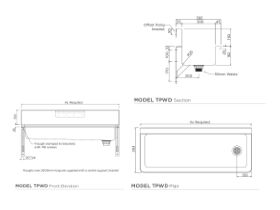 Britex Trough PWD Complete with Brackets