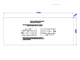 Cut Out Template (Inset) - Memo Hugo 1 & 3/4 Bowl Sink 1 Taphole Left/Right Hand Bowl with Drainer Granite Black