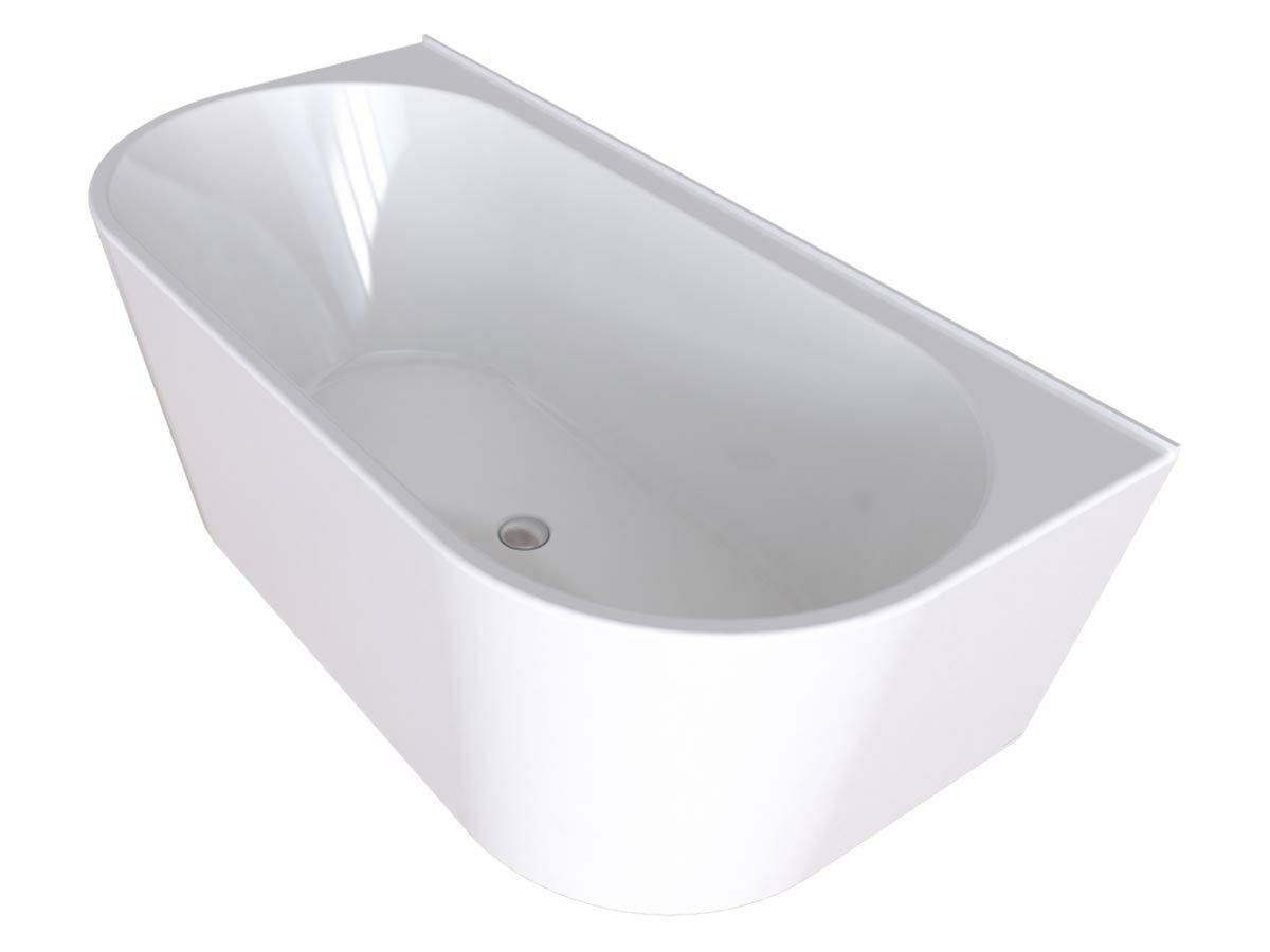 Alegra Freestanding Back to Wall Bath