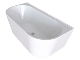 Alegra Freestanding Back to Wall Bath