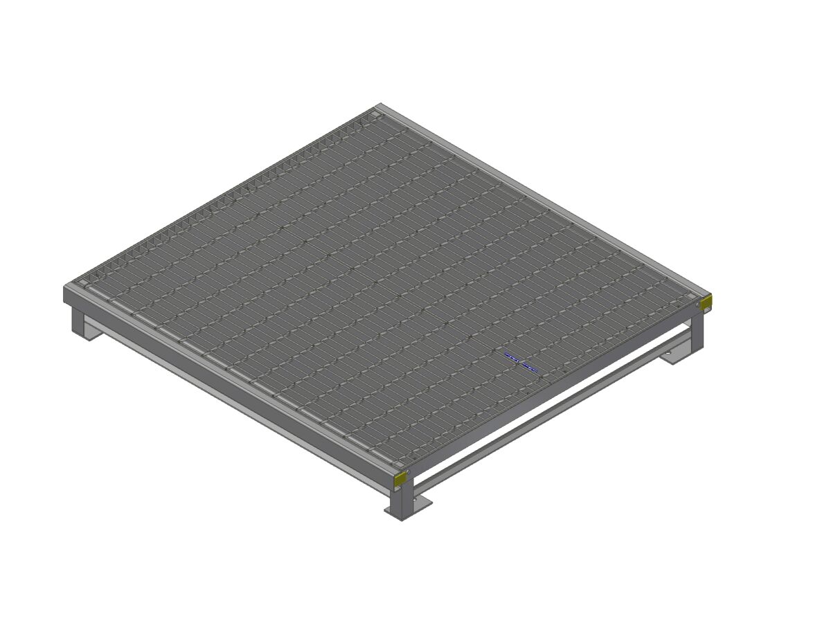 Gms Surcharge Grate - Hinged 1200 x 1200mm