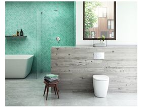 Hideaway+ Round Button Plate Undercounter Polished Stainless Steel