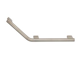 Mizu Drift Assisted Living Angled Rail Right 670mm Brushed Nickel