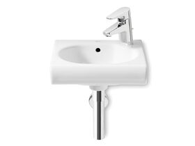 Meridian Wall Basin 1 Taphole 350mm White