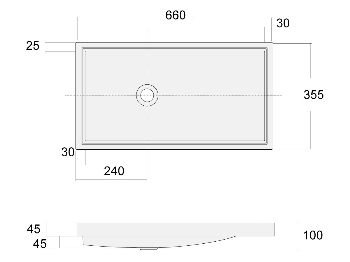 AXA Om Under Counter Basin White