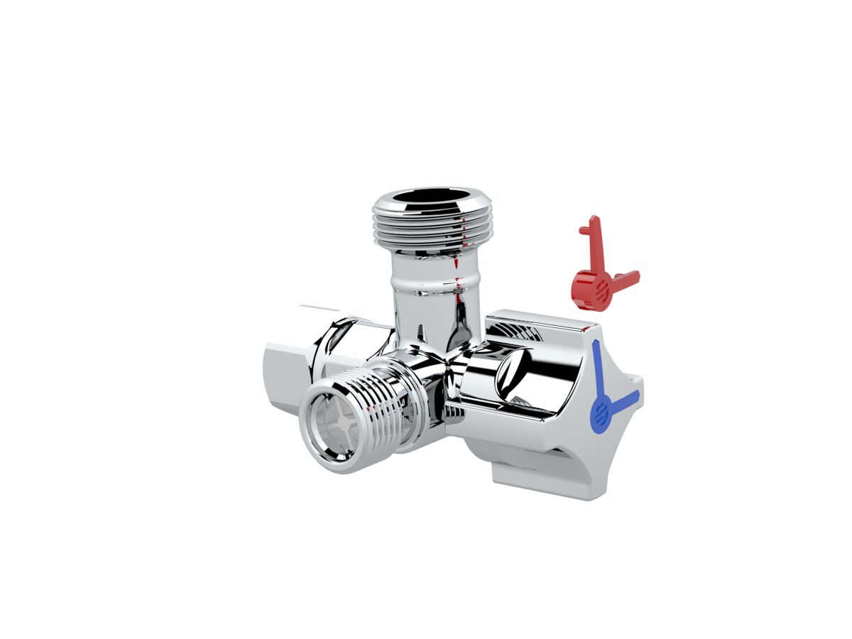 Arco Giro Twin Mini Stop Valve 15mm x 15mm x 20mm Valve Lead Free