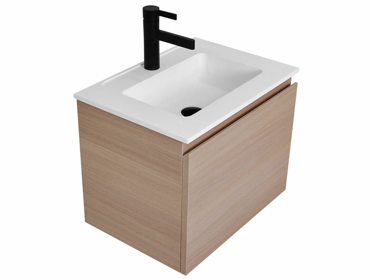 Tasca 500mm Mini Wall Hung Vanity Unit Slimline from Reece